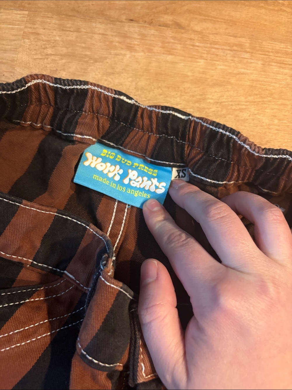 Big Bud Press Striped Pants XS - Picture 2 of 4